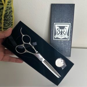Rough Stache Hair Trimming Shears Hair Thinning Scissors 6.5” New